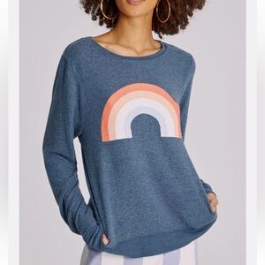 Wildfox Freedom Freedom Rainbow Sweatshirt